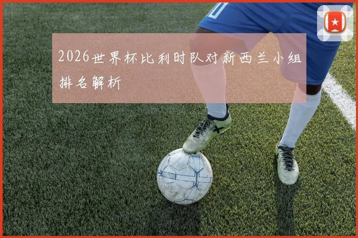 2026世界杯比利时队对新西兰小组排名解析